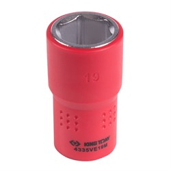Головка торцевая диэлектрическая шестигранная 1/2", 19 мм KING TONY 4335VE19M TONY - фото 679963