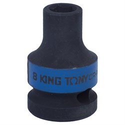 Головка торцевая ударная шестигранная 1/2", 08 мм KING TONY 453508M TONY - фото 680135