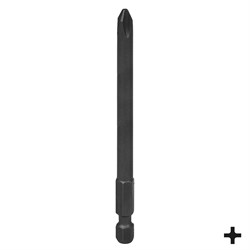 Вставка (бита) торцевая 1/4", Phillips, PH2, 90 мм, для шуруповерта KING TONY 719002P TONY - фото 681199