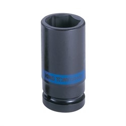 Головка торцевая ударная глубокая шестигранная 1", 24 мм, тонкостенная KING TONY 883524M Tony - фото 681876