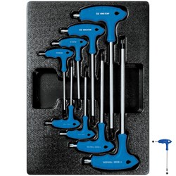 Набор L-образных ключей Torx, ложемент, 8 предметов KING TONY 9-22308TR TONY - фото 681945