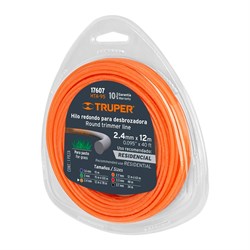 Леска для триммеров Truper HTA-95 17607 095-2.4мм X 12м, нейлон - фото 691749