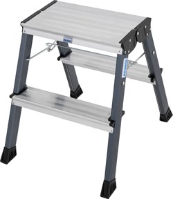 Двусторонняя анодированная подставка Krause Monto Treppy 2х2 130174 - фото 692021