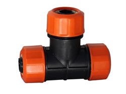 Переходник Amigo 74009 для шлангов 3/4"-3/4"-3/4", Т-образный - фото 693024