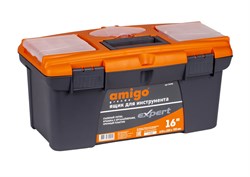 Ящик для инструмента пластиковый Amigo 16" (41х22х19,5 см) 74790 - фото 693977