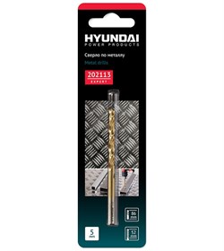 Сверло Hyundai по металлу 5,0x86/52мм Hyundai 202113
