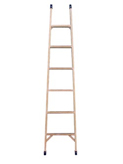 Приставная диэлектрическая лестница 7 ступеней ЛСП-2,7-К40П - фото 77761