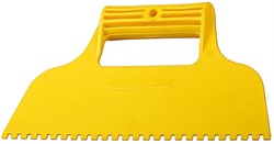 Зубчатый шпатель Stayer пластиковый 230мм 8х8 1022-8 - фото 81442