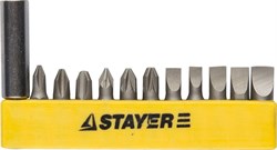 Набор бит Stayer "Master" 12шт 2609-H12_z01 - фото 82210