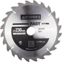 Диск пильный Stayer "MASTER-SUPER-Line" 230мм 48T 3682-230-30-48 - фото 83688