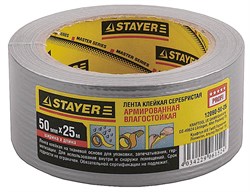 Монтажная лента Stayer Master-Universal армированная, 50мм, 25м 12080-50-25 - фото 84456