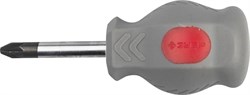 Крестовая отвертка ЗУБР Мастер-Техник короткая, PZ2 38мм 25063-38-2_z01 - фото 86261