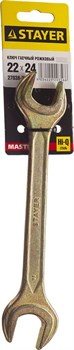 Гаечный ключ Stayer "Master" рожковый, 22х24мм 27038-22-24 - фото 86876