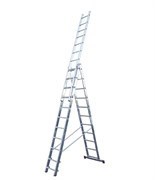 Алюминиевая трехсекционная лестница Вектор 3х11 4411 - фото 96809
