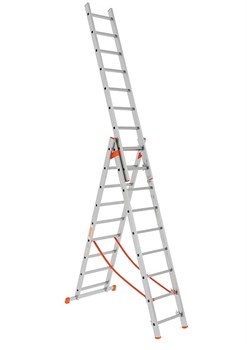 Алюминиевая трехсекционная лестница Вектор 3х9 4409 - фото 96834