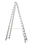 Двухсторонняя алюминиевая стремянка Zarges Z600 2x16 40316