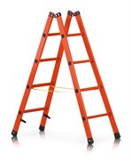 Двухсторонняя диэлектрическая стремянка Zarges Z600 2х8 41257