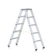 Двухсторонняя анодированная стремянка Zarges Z600 2x5 41305