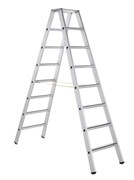 Двухсторонняя анодированная стремянка Zarges Z600 2x8 41308