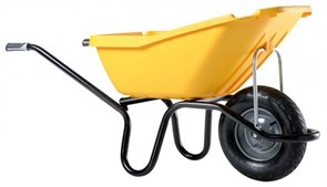 Тачка садовая одноколесная Haemmerlin Cargo Proselect Pick Up 110 желтая