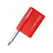 Набор бит Witte Combit-Box 7 Bitflex TIN PH/PZ + битодержатель 27624