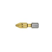 Крестовая бита Witte TIN 1/4" РZ 3х25 мм 28447