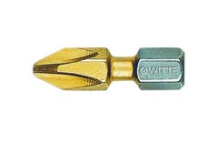 Крестовая бита Witte TIN 1/4" РН 3х25 мм 28423