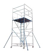 Алюминиевая вышка-тура ВРПА-01 11,9 м, разъемный помост