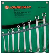 Набор накидных изогнутых ключей Jonnesway в сумке, 6-22 мм, 8 предметов W23108S