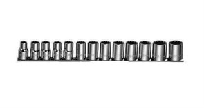 Набор глубоких 12-гранных торцевых головок Jonnesway 1/2"DR на держателе, 10-24 мм, 13 предметов S05H4113S