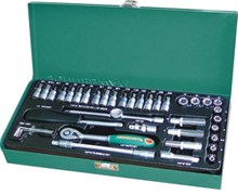 Набор торцевых головок Jonnesway 1/4"DR, 4-13 мм, 41 предмет S04H2141S