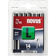 Круглые скобы для степлера Novus тип L L/14 840 шт