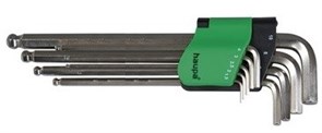 Набор шестигранных ключей Haupa 1/16"-3/8" со сферической головкой 100967