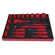 Набор диэлектрических ключей Haupa VDE-Socket с насадками 1/2" 220413