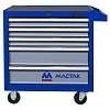 Синяя инструментальная тележка MACTAK, 5 ящиков 521-05581B