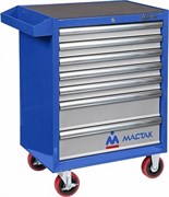 Синяя инструментальная тележка MACTAK, 7 ящиков 521-07581B