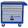 Синяя инструментальная тележка MACTAK, 3 ящика и отсек 522-03581B