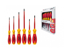 Набор отверток wihSoftFinish electric SlimFix 3201 K6 35389