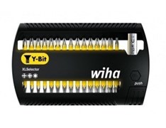 41832 Wiha Набор бит XLSelector, биты Y, 25 мм  Phillips, Pozidriv, TORX®, 31 предм., 1/4" (серия 7948Y)