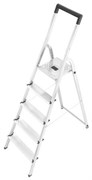 Алюминиевая стремянка Hailo L40 EasyClix 5 ступеней 8140-507