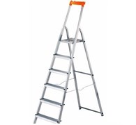 Алюминиевая стремянка Hailo L58 EasyClix 6 ступеней 8158-607