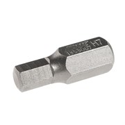 Шестигранная бита HEX H7х30мм 10мм S2 JTC-1353007