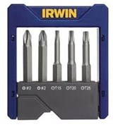 Набор бит Irwin PZ/PH/Torx 1/4", 50мм, 5 предметов 1868193