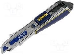 Нож Irwin ProTouch Snap-Off 18 мм с фиксатором ПУ10507106