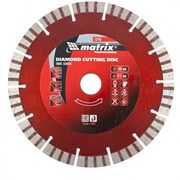 Турбо-сегментный алмазный диск Matrix Professional 180x22,2 мм 73146