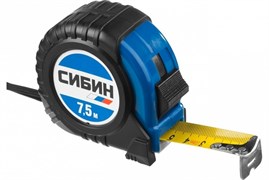 Рулетка Сибин 7,5м x 25мм 34019-08-25