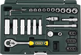 Набор торцевых головок Kraftool Expert Qualitat 1/4", 4-13 мм, 36 предметов 27881-H37_z02