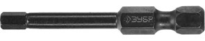 Ударные шестигранные биты Зубр Профи Е1/4 HEX4x50мм, 2шт 26027-4-50-S2