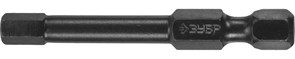 Ударные шестигранные биты Зубр Профи Е1/4 HEX5x50мм, 2шт 26027-5-50-S2