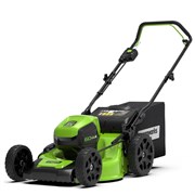 Газонокосилка самоходная бесщеточная аккумуляторная GD-60 60V GREENWORKS GD60LM46SPK4 c АКБ 4АЧ и ЗУ Газонокосилка самоходная бесщеточная аккумуляторная GD-60 60V GREENWORKS GD60LM46SPK4 c АКБ 4АЧ и ЗУ
